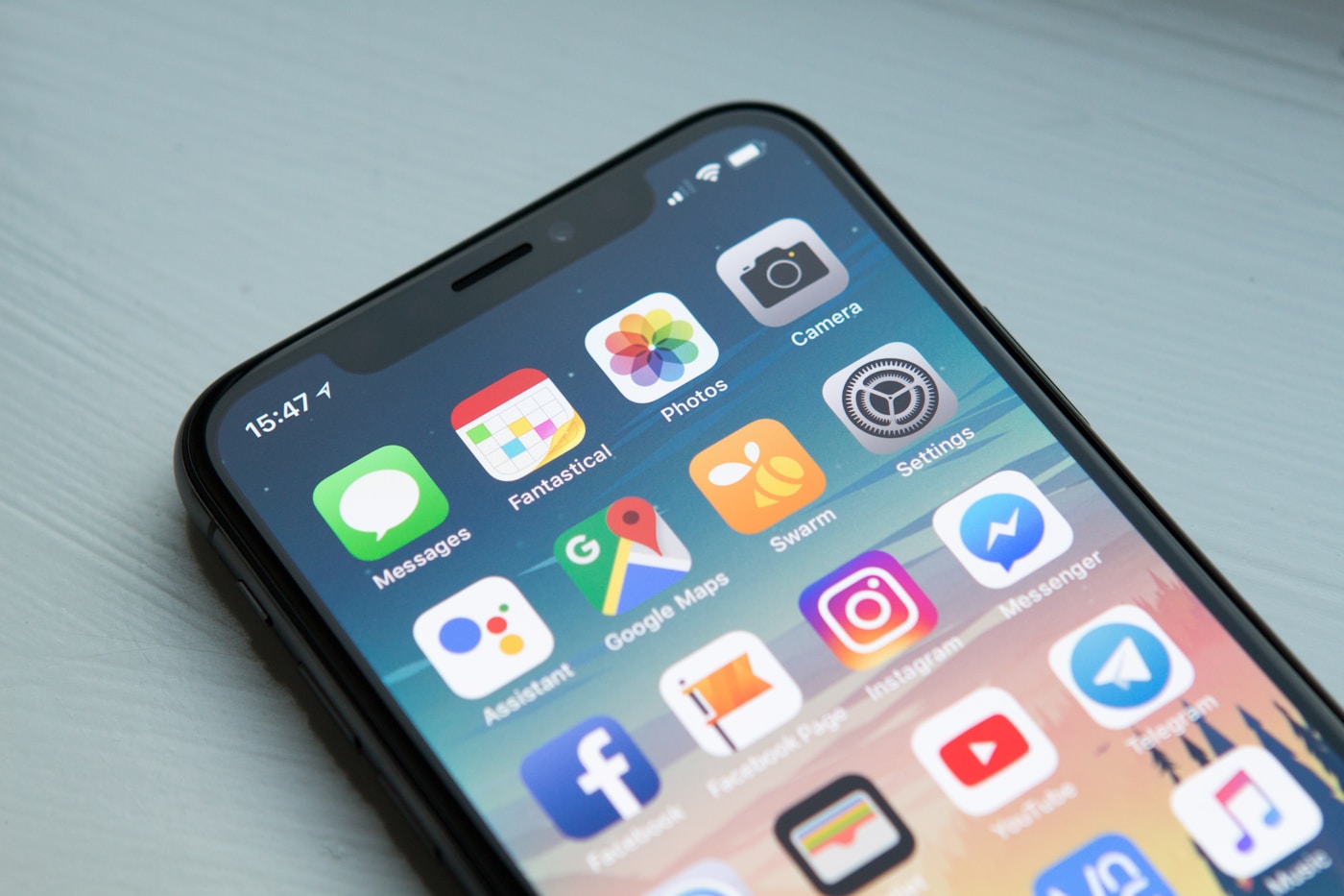 Mobile app background