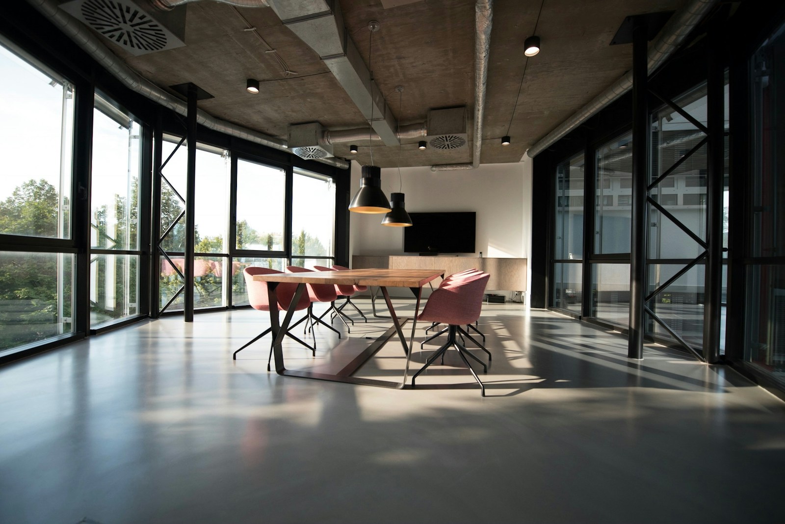 Modern office building